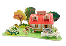 Casinha Miniatura de Montar 3D Castelo de Princesa Infantil – Diversão que desperta a imaginação!
