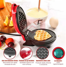 Máquina de Fazer Waffle / Mini Grill Panqueca Elétrica