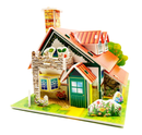 Casinha Miniatura de Montar 3D Castelo de Princesa Infantil – Diversão que desperta a imaginação!