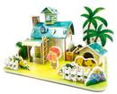 Casinha Miniatura de Montar 3D Castelo de Princesa Infantil – Diversão que desperta a imaginação!
