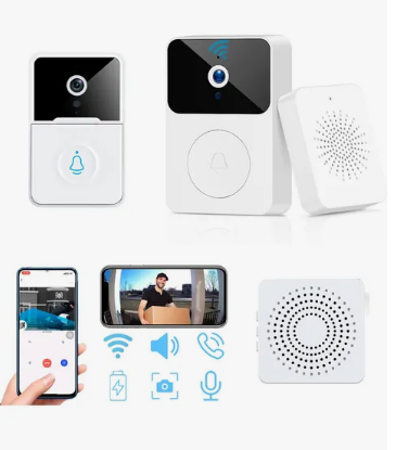 Vídeo Porteiro Campainha Com Câmera Wifi Inteligente