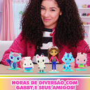 Casa Mágica Da Gabby com 6 personagens e 1 Livro