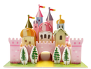 Casinha Miniatura de Montar 3D Castelo de Princesa Infantil – Diversão que desperta a imaginação!