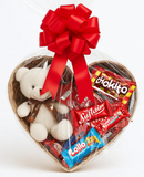 Cesta de Chocolate com Urso de Pelúcia – Presente carinhoso e Doce Surpresa