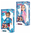 Bonecos Dudu e Carol