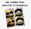 Kit 5 Formas de Aço Inox – Molde para Ovos, Omeletes e Tapiocas Dualh