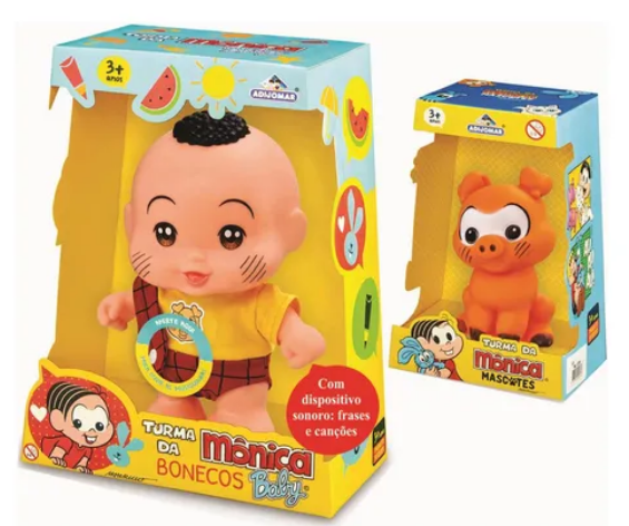 Kit Turma da Mônica Baby – Cascão + Chovinista