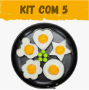 Kit 5 Formas de Aço Inox – Molde para Ovos, Omeletes e Tapiocas Dualh