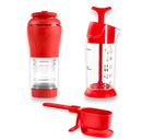 Kit Pressca - Cafeteira portátil + Espumador + colher dosadora