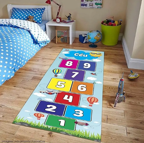 Tapete Lona Interativo Infantil Educativo