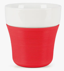Copo Coffee Cup Porcelana com Luva Pressca