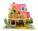 Casinha Miniatura de Montar 3D Castelo de Princesa Infantil – Diversão que desperta a imaginação!