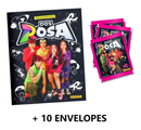 Álbum de figurinhas dos Rosa + envelopes