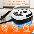 Limpador a Vapor 2500W – Potência Máxima para uma Limpeza Profunda e Sem Esforço