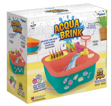 Cozinha Infantil Acqua Brink – Pia com Acessórios Xplast 8000