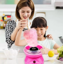 Mini Máquina de Algodão Doce Elétrica Diversão e Doçura em Casa