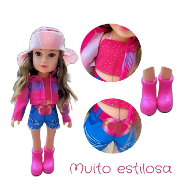 Boneca Country Style Boiadeira – Supertoys