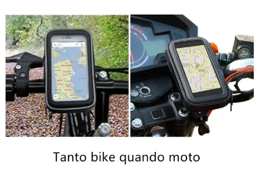 Suporte Celular Moto Bike Prova D'Água - praticidade e confiança em cada viagem