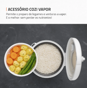 Panela de Arroz Fast Rice 5 Premium Mondial 400W – Praticidade e sabor em todos os momentos