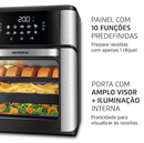 Air Fryer Forno Mondial 12L 2000W – Alta Potência, 3 Repartições e Sabor Sem Óleo!
