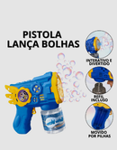 Brinquedo Máquina de Bolhas de Sabão Bubble Gun – Pistola Automática