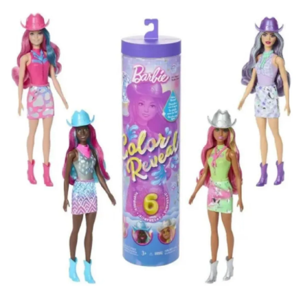 Barbie Color Reveal Moda Disco Star Cowgirl Sortida – Uma experiência mágica de surpresa e imaginação