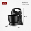 Batedeira Mondial Prática 400W – Potência e leveza para suas melhores receitas!