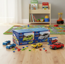 Brinquedo Pedagógico Blocos de Montar Carrinhos Super Máquina Cidade – Xalingo