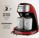 Cafeteira Elétrica Mondial Smart Coffee com 2 Xícaras