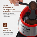 Cafeteira Elétrica Mondial Smart Coffee com 2 Xícaras