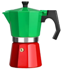 ☕ Cafeteira Italiana Alumínio Color – 6 Xícaras