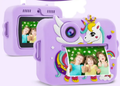 Câmera Infantil de Impressão Instantânea Colorida Com Cartão SD 32GB