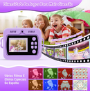 Câmera Infantil de Impressão Instantânea Colorida Com Cartão SD 32GB