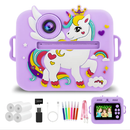 Câmera Infantil de Impressão Instantânea Colorida Com Cartão SD 32GB