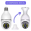 Câmera de Segurança Jortan IP Wi-Fi 360° Lâmpada Bocal E27 com Visão Noturna e Som Bidirecional – App Yoosee
