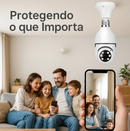 Câmera de Segurança Jortan IP Wi-Fi 360° Lâmpada Bocal E27 com Visão Noturna e Som Bidirecional – App Yoosee