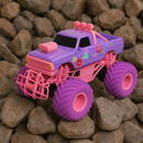 Carrinho de Controle Remoto Jeep Rosa 4x4 Recarregável – Toy King