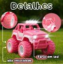 Carrinho Controle Remoto Jipe Rosa-Chiclete – Diversão e Velocidade para Meninas