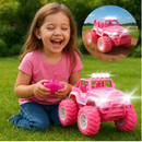 Carrinho Controle Remoto Jipe Rosa-Chiclete – Diversão e Velocidade para Meninas