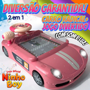 Carro Divertido com Luz e Som + Jogos 2 em 1
