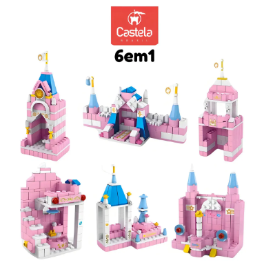 Blocos de montar Castelo - 1.000 Peças de Encanto e Imaginação!