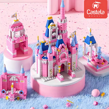 Blocos de montar Castelo - 1.000 Peças de Encanto e Imaginação!