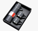 Kit Garrafa Térmica Vacuum Flask Set C/ 3 Xicaras 500ml Inox