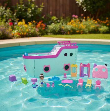 Cruzeiro Gabby’s Dollhouse Sunny – Diversão que Navega na Imaginação!