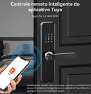 Fechadura Digital Kuanttum Delta Pro – Segurança Inteligente com Estilo e Tecnologia Wi-Fi