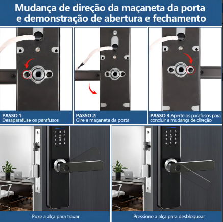 Fechadura Digital Kuanttum Delta Pro – Segurança Inteligente com Estilo e Tecnologia Wi-Fi