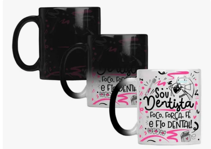 Caneca mágica - Profissões