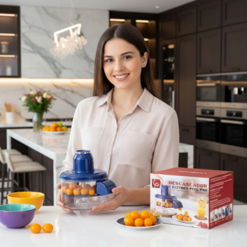 Descascador Elétrico Auto de Frutas e Legumes Despolpador – Praticidade que transforma sua rotina!