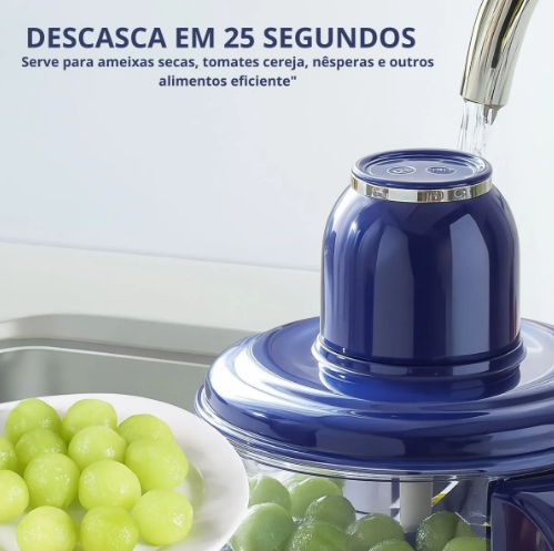 Descascador Elétrico Auto de Frutas e Legumes Despolpador – Praticidade que transforma sua rotina!