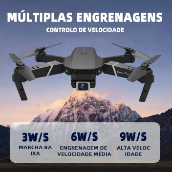 Mini Drone E88 Pro com Câmera HD – Libere sua Criatividade e Veja o Mundo de Outro Ângulo